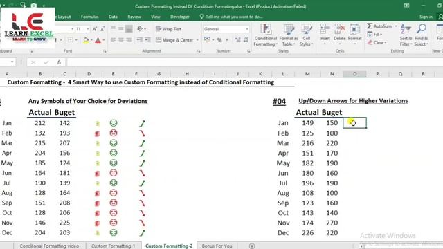 Custom Formatting instead of Conditional Formatting in Excel //By Ravi Swami смотреть онлайн
