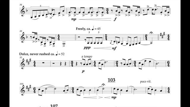 There and Back for Solo Bass Clarinet and Piano смотреть онлайн