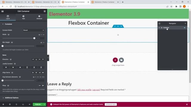 CSS Transform in Elementor Container Widget | Flexbox Container in Elementor 3.9 |Blogging Unplugge смотреть онлайн