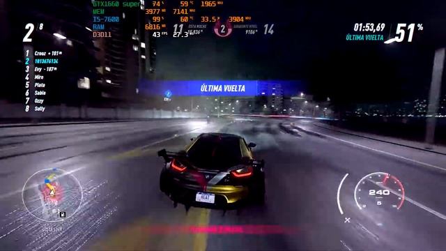 GTX 1660super + I5-7600 || NEED FOR SPEED HEAT Gameplay