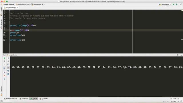 Using Range Function In For Loop - Learn Python 3 Lesson 33 смотреть онлайн