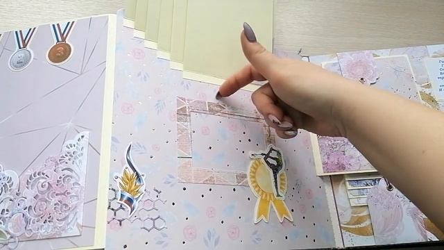 Большой яркий альбом 25_25 см ручной работы.СКРАПБУКИНГ.the album handmade.mp4 смотреть онлайн