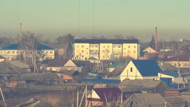 Тисуль 2018 г Вид с Волчьей горы. смотреть онлайн