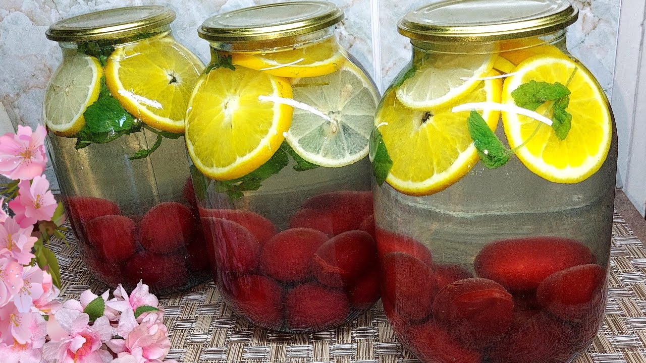 Компот из сливы на зиму! Это очень просто и вкусно! Сливовый мохито смотреть онлайн