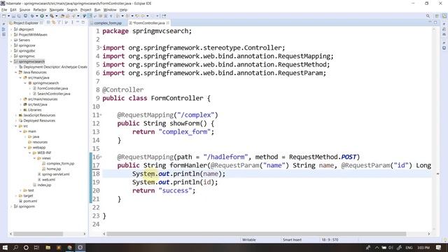Handling Complex form in Spring MVC in one line | Spring MVC Tutorial in Hindi смотреть онлайн
