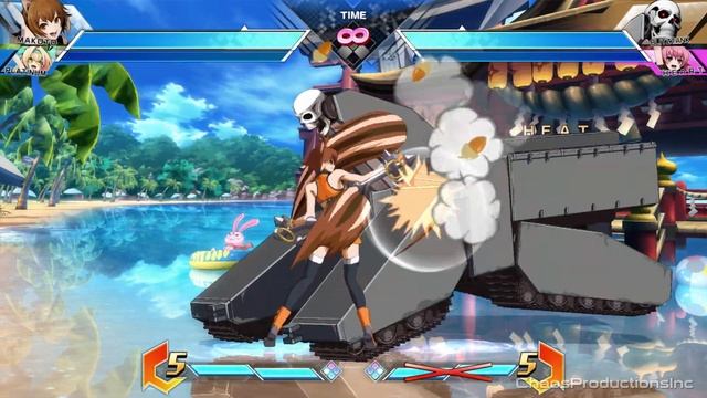 BlazBlue Cross Tag Battle Ver 2.0 - Throwing BLITZTANK смотреть онлайн