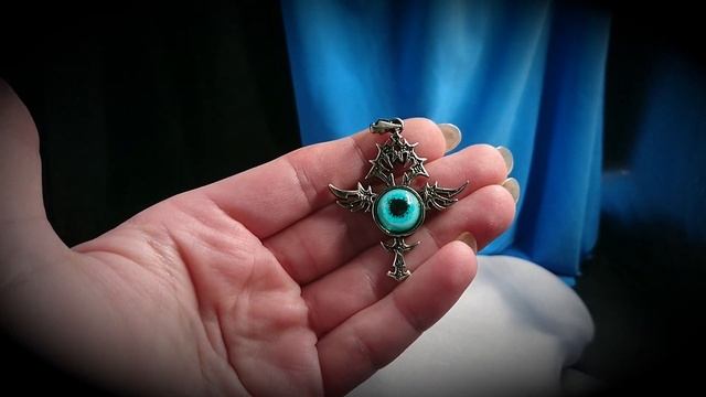 ГОТИЧЕСКИЙ КУЛОН КРЕСТ С ГЛАЗОМ СНЕЖНОГО БАРСА АМУЛЕТ КЛЮЧ ЖИЗНИ смотреть онлайн