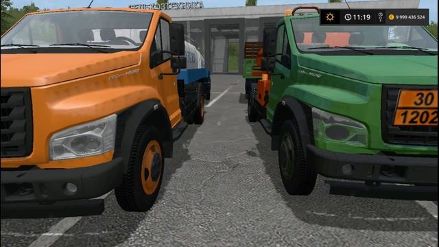 Farming Simulator 17. Обзор мода: ГАЗон Next Пак + модули. (Ссылка в описании) смотреть онлайн