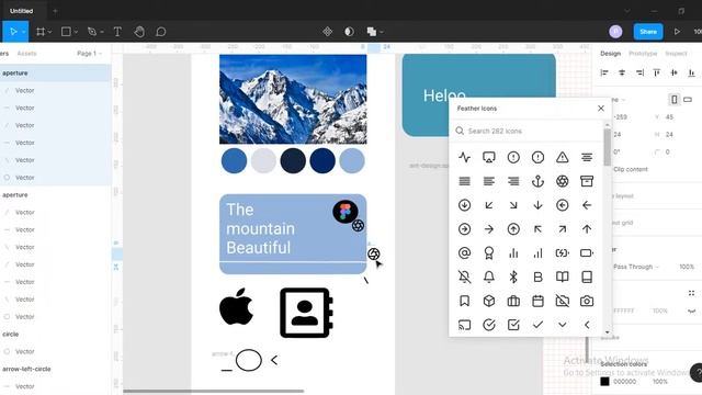 Bài 9: Hướng dẫn chèn icon trong phần mềm thiết kế UI/UX Figma || Dev Home смотреть онлайн