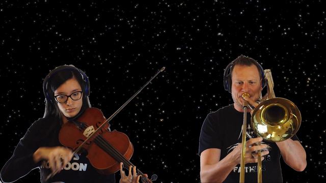 Star Wars "Imperial March" Trombone - Viola duo смотреть онлайн