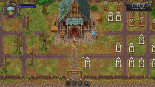 Создание молитв и рыбная ловля! Graveyard Keeper #14 смотреть онлайн