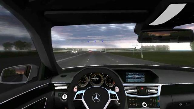 City Car Driving 1.4.1:Mersedes Brabus 900(w212) смотреть онлайн