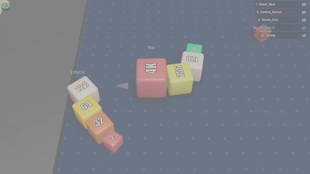 fog in the game Cubes 2048.io смотреть онлайн