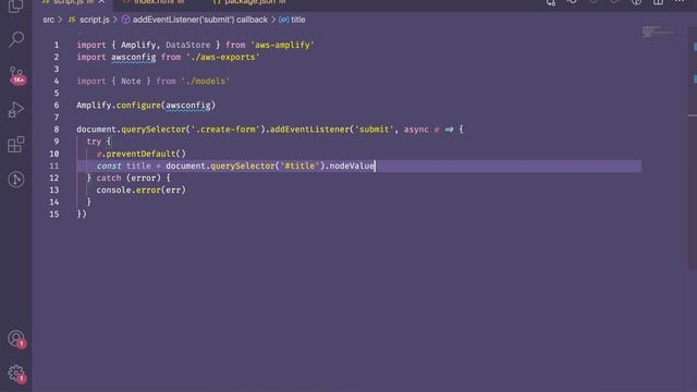 Create an Offline Web Form with AWS Amplify DataStore смотреть онлайн