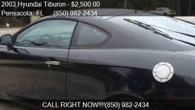 2003 Hyundai Tiburon Base for sale in Pensacola, FL 32526 at смотреть онлайн