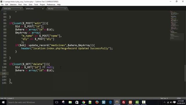CRUD 5: Delete Mysqli Record using OOP PHP Mysqli and Bootstrap смотреть онлайн