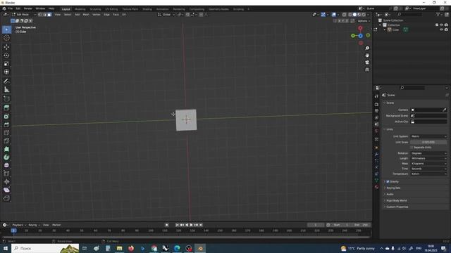 Размеры в Blender смотреть онлайн