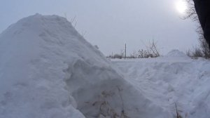 Построил дом из снега ! DIY ! Выживание ! Снежный дом !