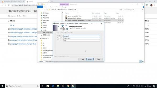 Install postgresql with postgis extension and import/export shapefiles from the postgis database
