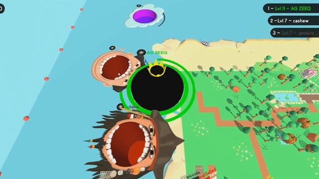 Hole.io - World Record Hole Map Control: 100.00% In 1 Seconds