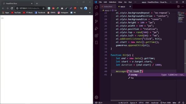 Build simple PUBG Game using JavaScript | JavaScript Tutorial | Live Preview, Source Code | HexaCod смотреть онлайн