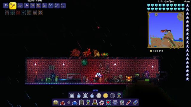 Terraria Calamity,Overhaul,Hero's mod Killing moon lord. смотреть онлайн