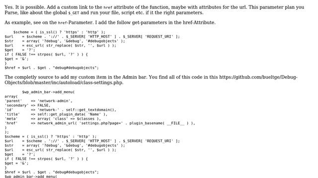 Wordpress: Admin bar nodes смотреть онлайн