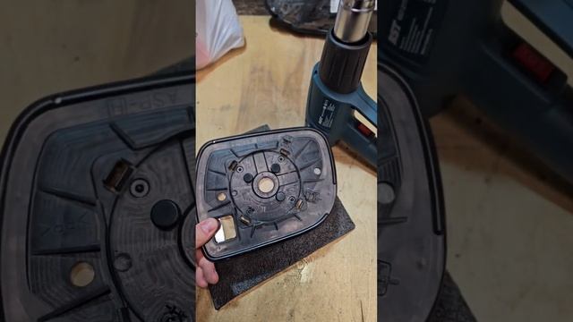 Установка подогрева зеркал Toyota Alphard