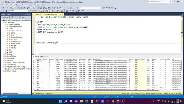 How to clear cache in SQL Server смотреть онлайн