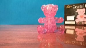 Пазлы из пластика.  Собираем 3 D пазлы  Crystal Blocks. Собака, Мишка и Лебедь.