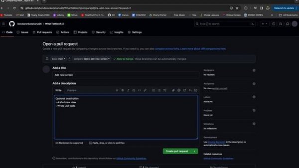 Git урок 4: Создаем ветки и pull request