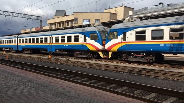 ДР1Б-5131 и ДР1Б-5145 БЧ на станции Гомель (Беларусь) смотреть онлайн