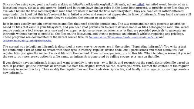 Unix & Linux: Unpack, modify and pack initrd as a user (4 Solutions!!) смотреть онлайн