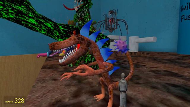 GOLDEN TOILET SPARTAN KICKING FNAF SECURITY BREACH ANIMATRONICS in Garry's Mod! смотреть онлайн