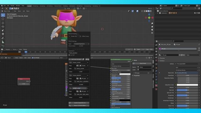 Animating Textures with Image Sequence Nodes made EASY [In Blender: With Drivers] смотреть онлайн