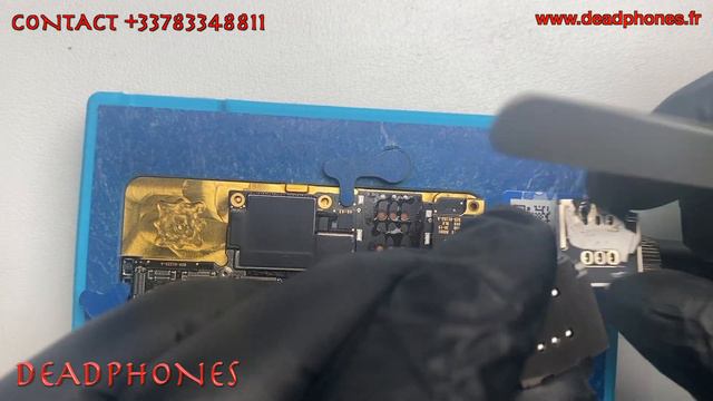 🇫🇷Reparation Connecteur Sim IPhone XS MAX (reparation Carte Mere Smartphone)