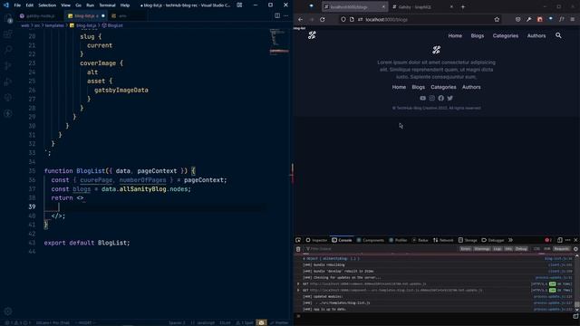 #18 - React Blog Website with Gatsby.js & Sanity.io | Blog List Pages смотреть онлайн