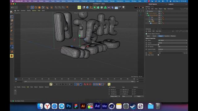Cinema 4D Урок 13.2 ( Liquid Text ) смотреть онлайн