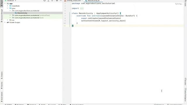#2 Creating new project in Android Studio : Android app development in KOTLIN смотреть онлайн