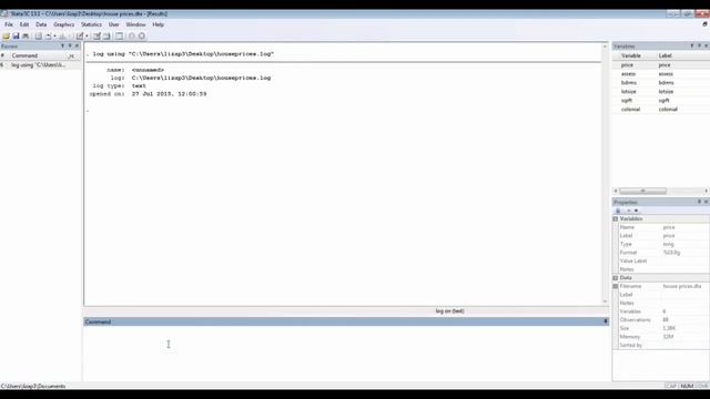 HOW TO| Create A Log File In Stata смотреть онлайн