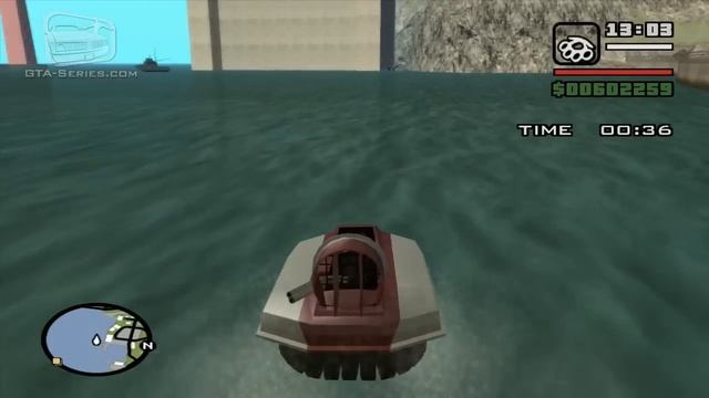 GTA San Andreas - Walkthrough - Boat School #4 - Flying Fish (HD) смотреть онлайн