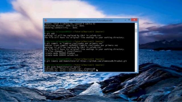 Tutorial básico GIT/GITHUB смотреть онлайн