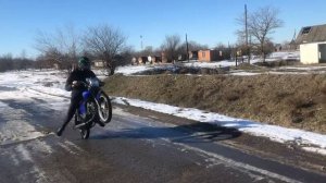 Как научиться стантить . Как научиться стантить на мопеде . Стант на мопеде альфа 50 .