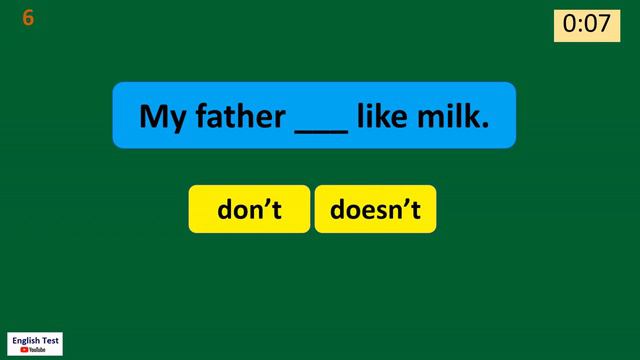 Present Tense Grammar Quiz смотреть онлайн