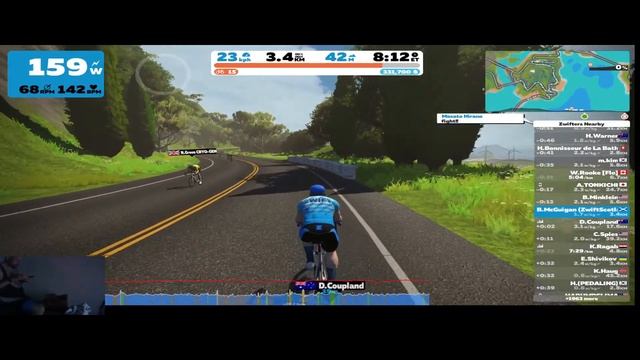 New Zwift Route - 2 Bridges - Ride Along смотреть онлайн