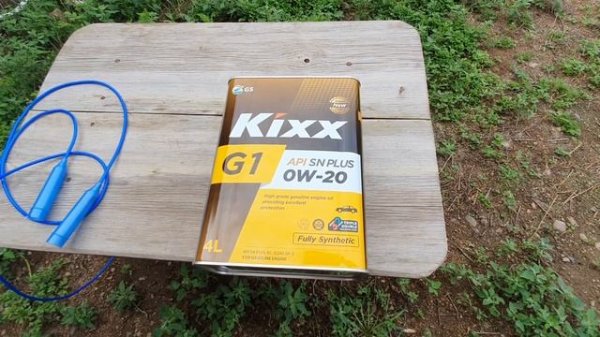 Масло Kixx G1 0w20 SN PLUS в Toyota Aqua