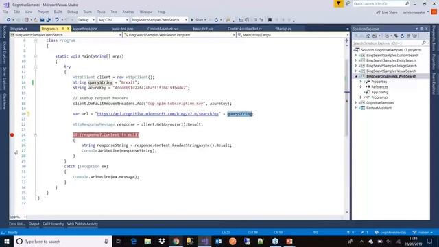 The Microsoft Cognitive Services Bing Search APIs Developer Webinar смотреть онлайн