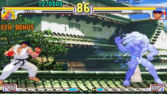 Street Fighter 3: 3rd Strike [Arcade] - play as Gill (playthrough) смотреть онлайн