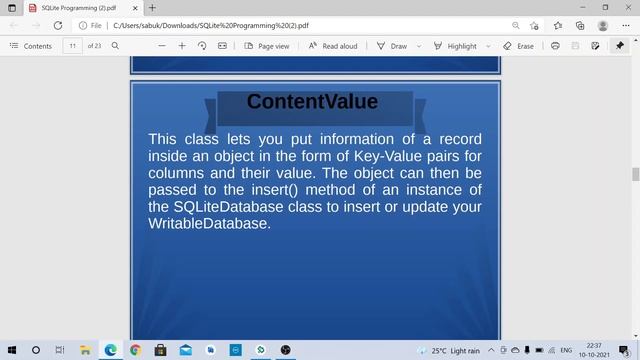 SQLite DBMS for Android App смотреть онлайн