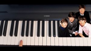 The Beatles «Yesterday» one finger piano tutorial /Известные мелодии на пианино для начинающих